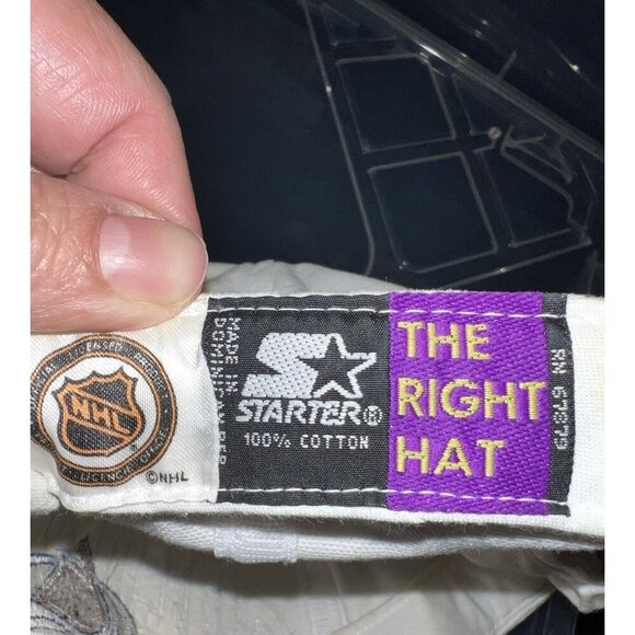 Vintage Starter The Right Hat NHL COLORADO AVALANCHE Embroidered Adjustable - Picture 7 of 7